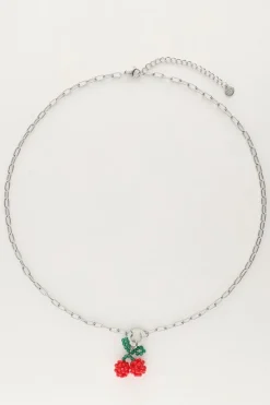 Ketting Met Rode Kralen Cherry