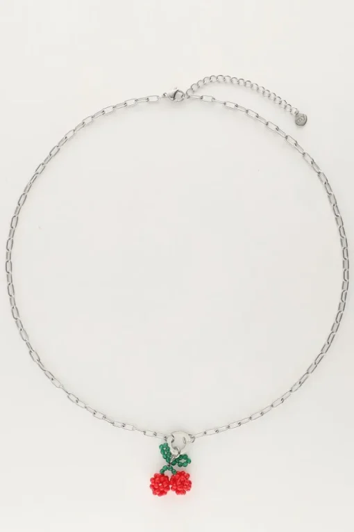 Ketting Met Rode Kralen Cherry