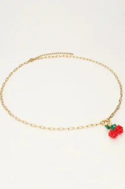 Ketting Met Rode Kralen Cherry