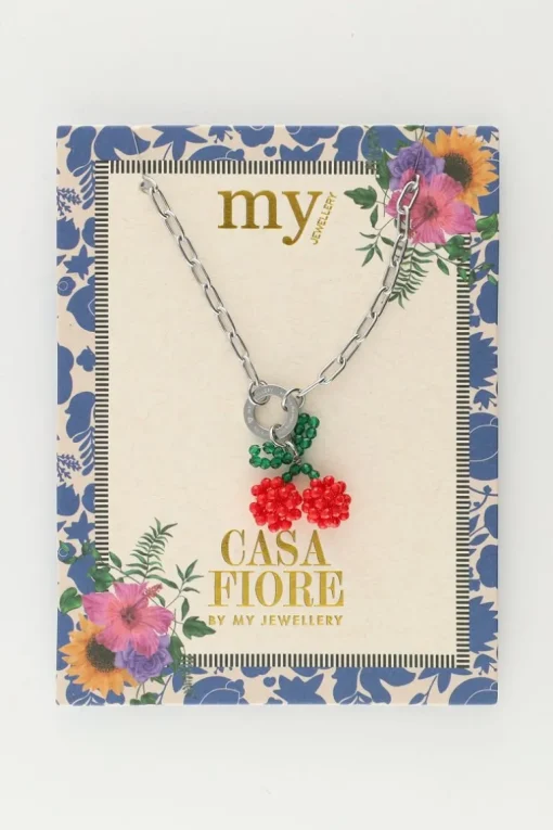 Ketting Met Rode Kralen Cherry