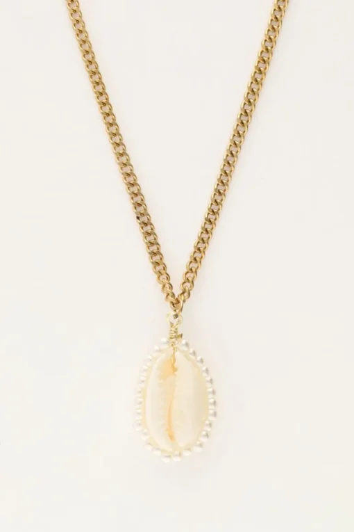 Ketting Met Schelp En Parels