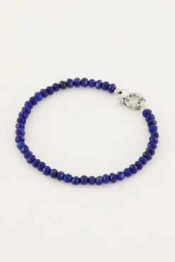 Kralen Armband Met Zilverkleurig Slotje