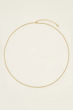 Lange Ketting Met Ronde Schakels
