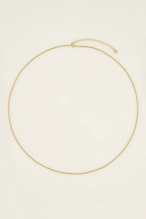 Lange Ketting Met Ronde Schakels