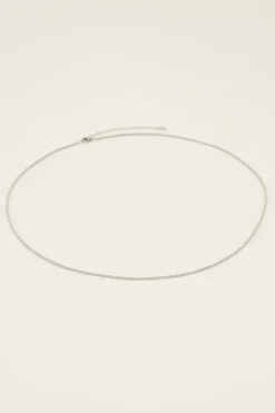 Lange Ketting Met Ronde Schakels
