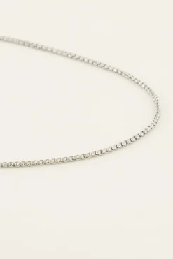 Lange Ketting Met Ronde Schakels