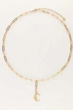 Lange Schakelketting Met Maan