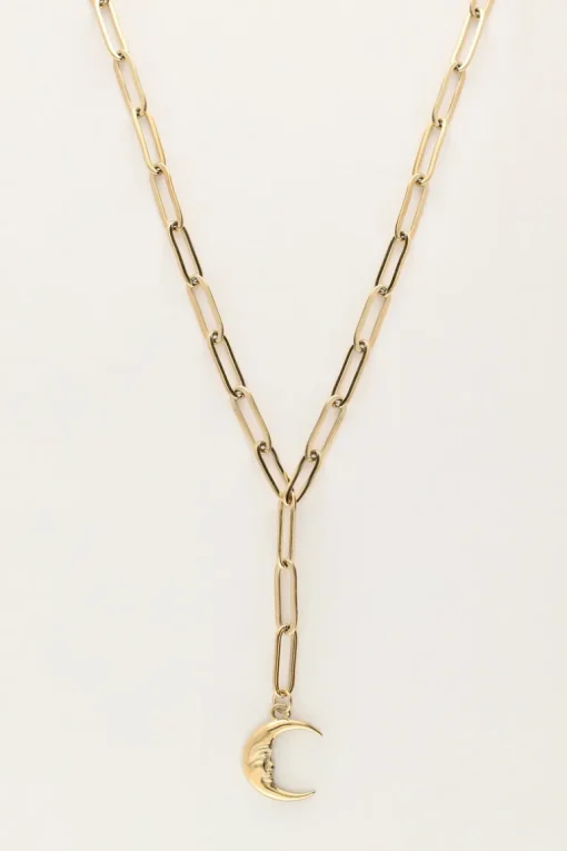 Lange Schakelketting Met Maan