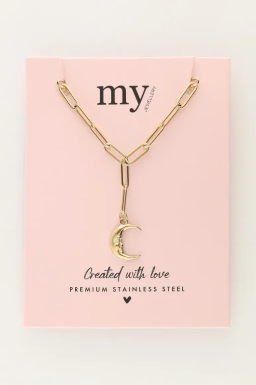 Lange Schakelketting Met Maan