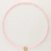 Licht Roze Kralenketting Met Slotje