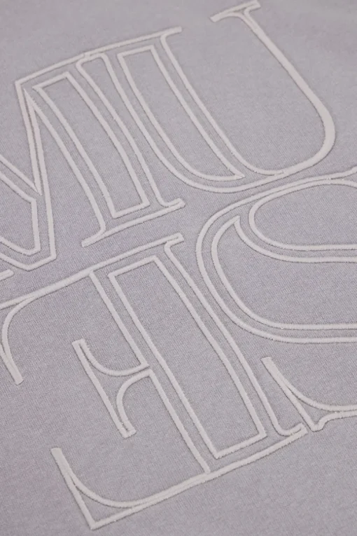 Lichtgrijze Sweater "Muse"