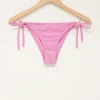 Lichtroze Bikini Broekje Met Structuur