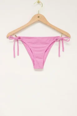 Lichtroze Bikini Broekje Met Structuur