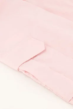 Lichtroze Cargo Broek Met Elastieken Tailleband