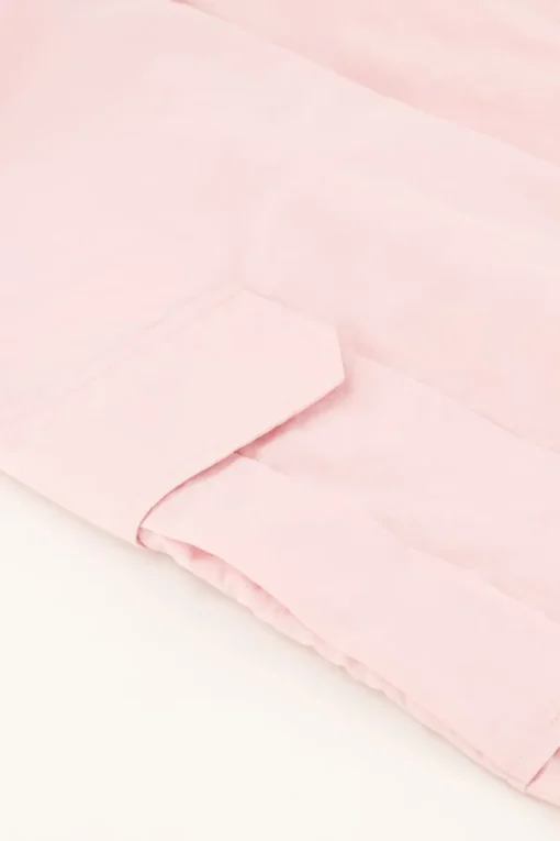 Lichtroze Cargo Broek Met Elastieken Tailleband