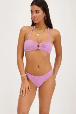 Lila Bikini Broekje Met Lurex