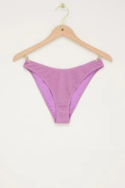 Lila Bikini Broekje Met Lurex