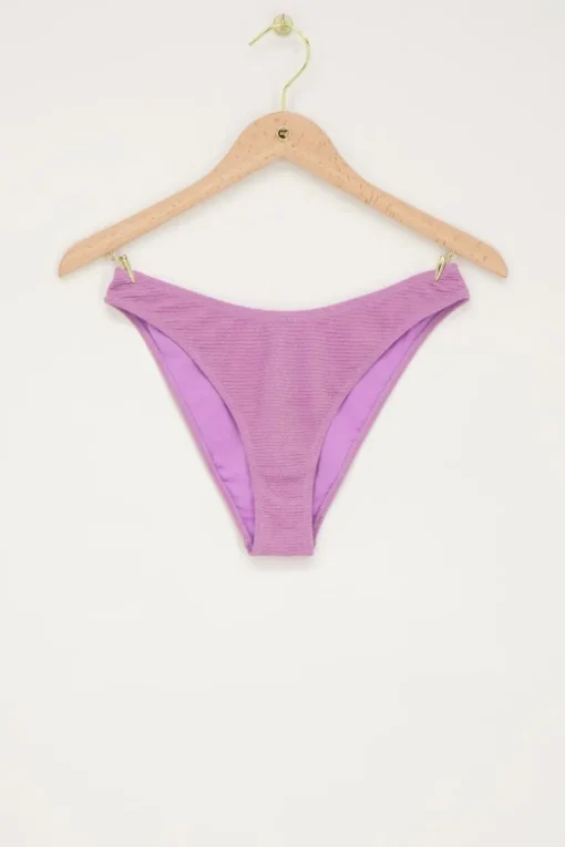 Lila Bikini Broekje Met Lurex