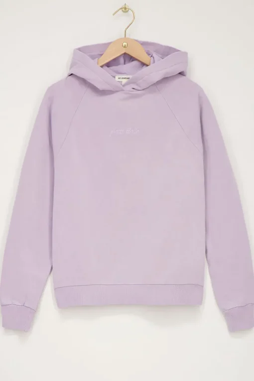Lila Hoodie Paris étoile
