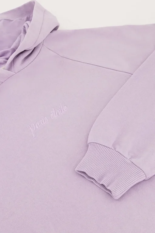 Lila Hoodie Paris étoile