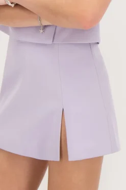 Lila Skort Met Mini Split