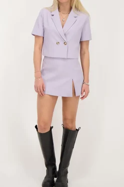 Lila Skort Met Mini Split