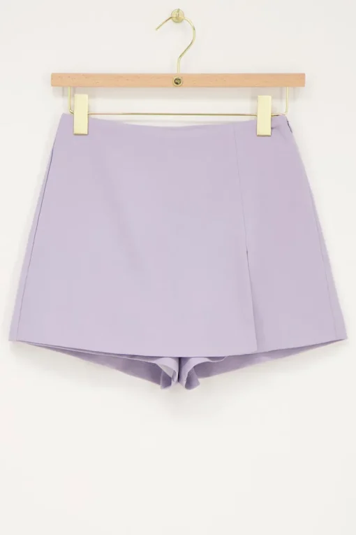 Lila Skort Met Mini Split