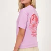 Lila T-shirt ''Les Fleurs''