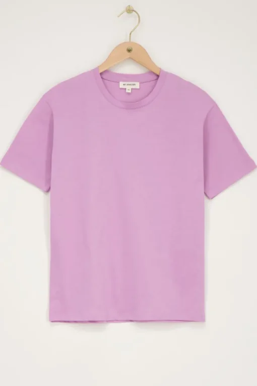 Lila T-shirt ''Les Fleurs''