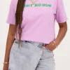 Lila T-shirt ''Oui Mais Non''