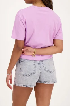 Lila T-shirt ''Oui Mais Non''