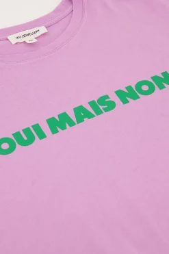 Lila T-shirt ''Oui Mais Non''