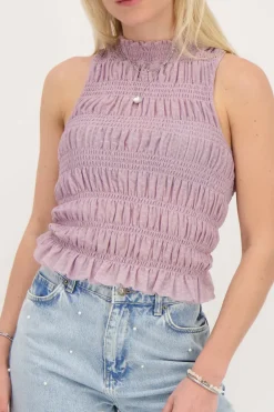 Lila Tule Smock Top