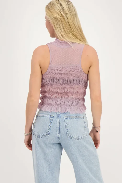 Lila Tule Smock Top
