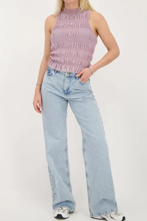 Lila Tule Smock Top