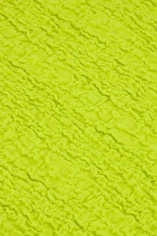 Limegroene Mouwloze Top Bubble