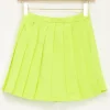 Limegroene Skort Met Plissé