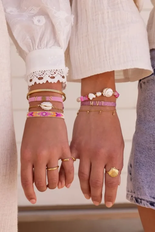 Losse Initial Bedel Minimalistisch