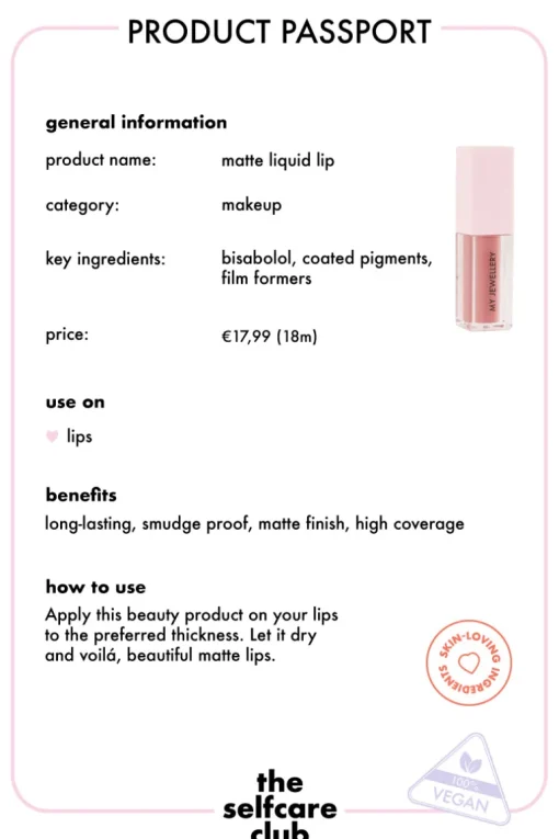 Matte Liquid Lipgloss