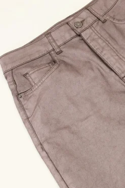 Metallic Coated Jeans