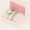 Metallic Horloge Met Dubbele Band