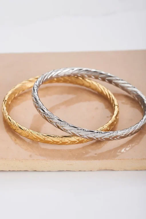 Minimalistisch Gevlochten Bangle