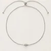Minimalistische Armband Met Cube Initial