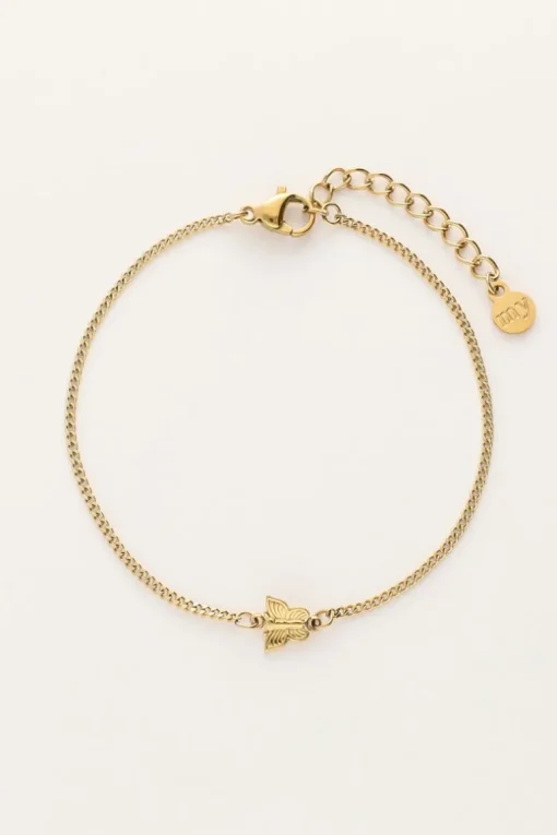 Minimalistische Armband Met Vlinder