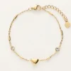 Minimalistische Armband Met Hartje & Tubes