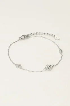 Minimalistische Armband Met Ruitjes