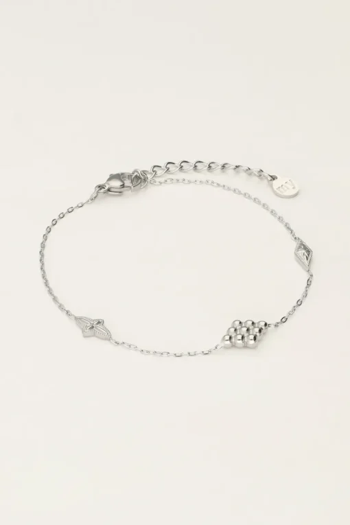 Minimalistische Armband Met Ruitjes
