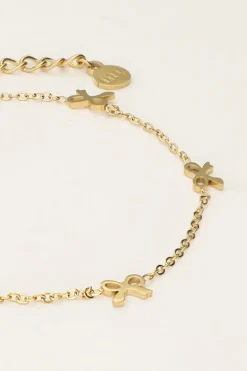 Minimalistische Armband Met Mini Strikjes