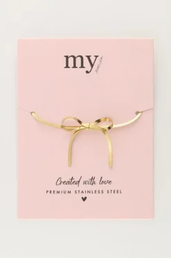 Minimalistische Armband Met Strik