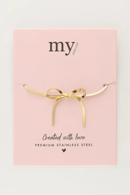 Minimalistische Armband Met Strik